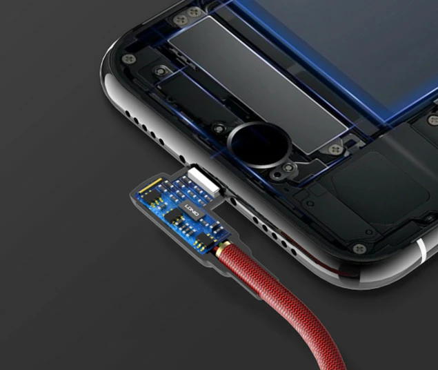 Kabllo e karikimit Ldnio 90 Angle 2.4A USB3.0 Data Cable