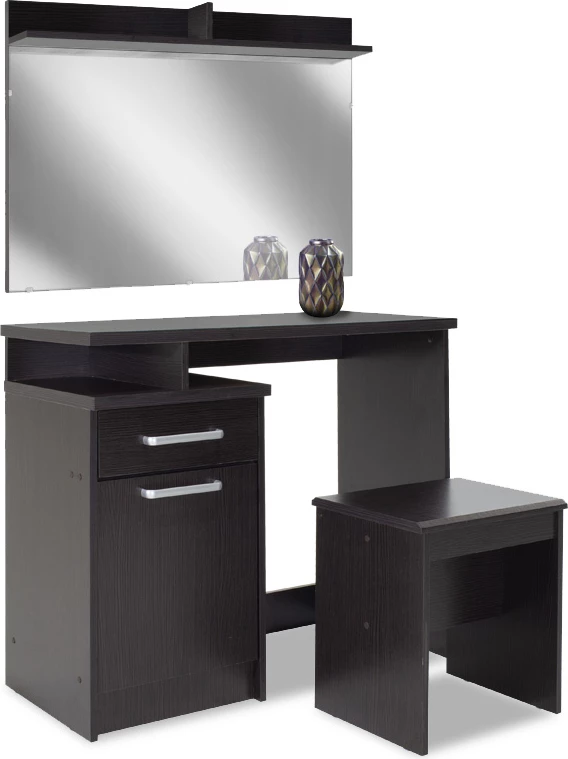 Tualet me pasqyrë dhe stol Olympus, ngjyrë wenge