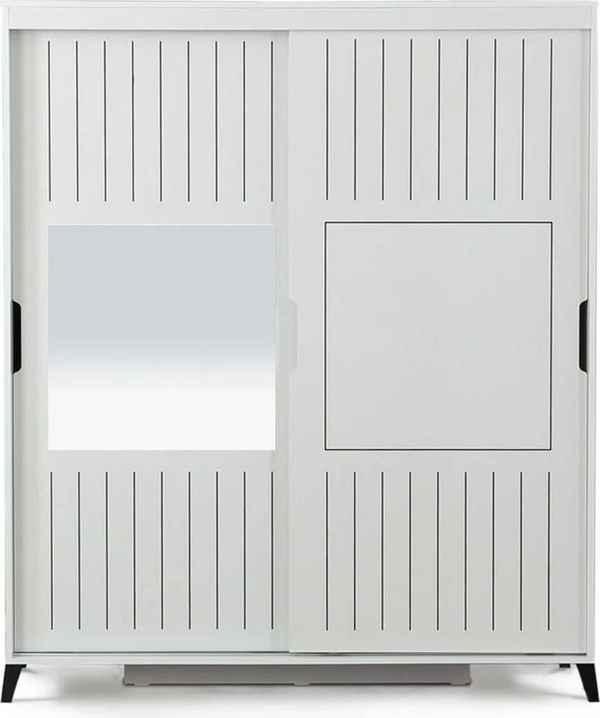 Dollap i bardhë Skye Decor, Pasific Home Fuga 180, me pasqyrë