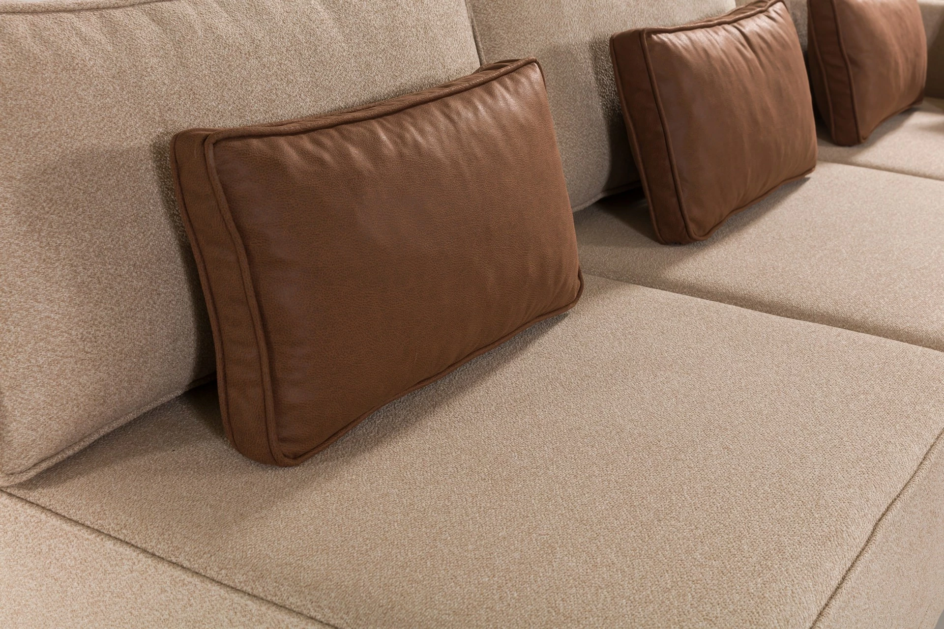 Kënd divan-krevat Atelier del Sofa, Matris, kënd i djathtë, ngjyrë kafe