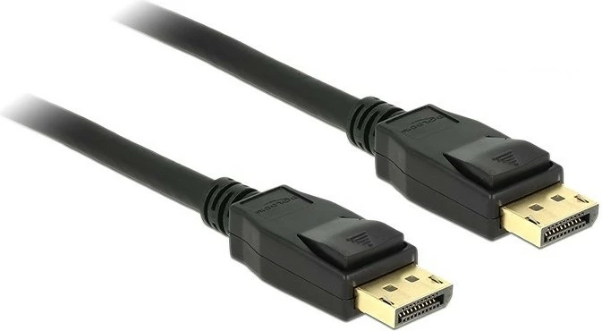 Kabllo DisplayPort DeLOCK 2m, 1.2a, 3840x2160, e zezë