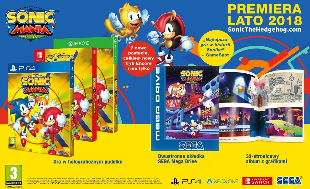 Lojë Nintendo Switch SEGA Sonic Mania Plus, Standard Edition, anglisht (US) 7