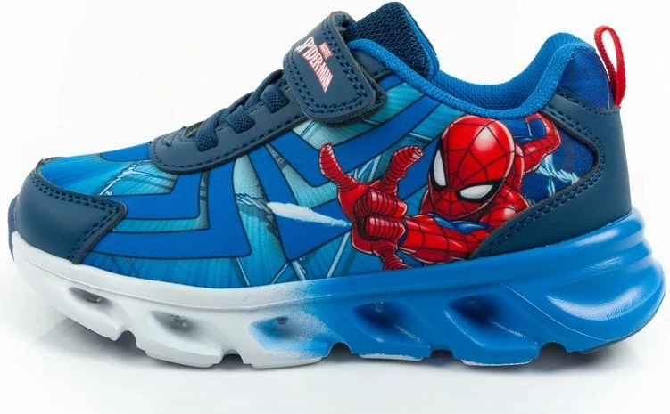 Atlete fëmijësh Leomil Spiderman me LED, të kaltra