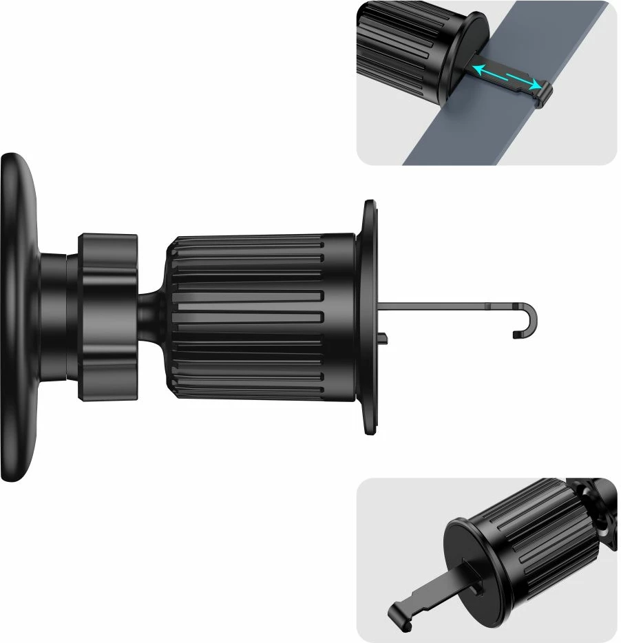 Mbajtës magnetik për celular Tech-Protect N58 me MagSafe, i zi