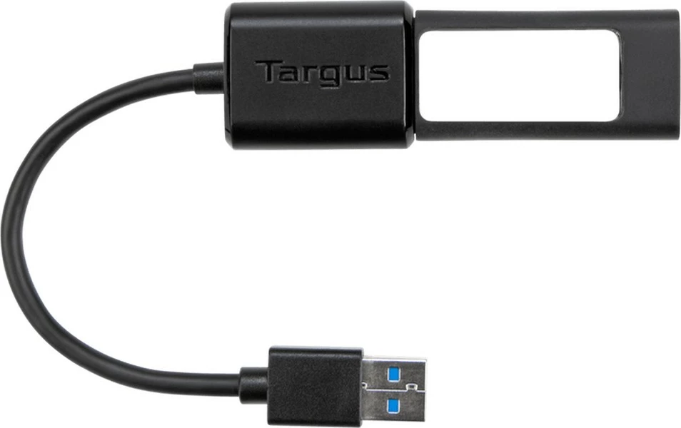 Kabllo adapter Targus USB-A në USB-C, 10cm, e zezë