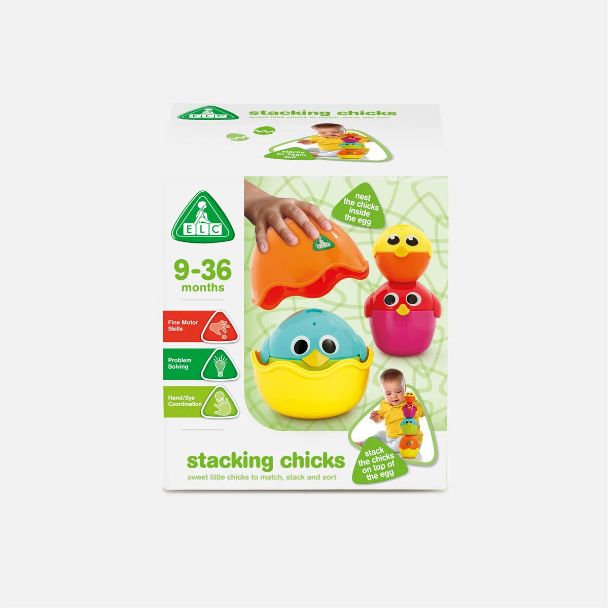 Set lodër për fëmijë Early Learning Centre Stacking Chicks