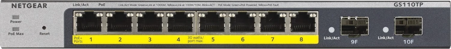 Switch Menaxhues Netgear GS110TP-300EUS