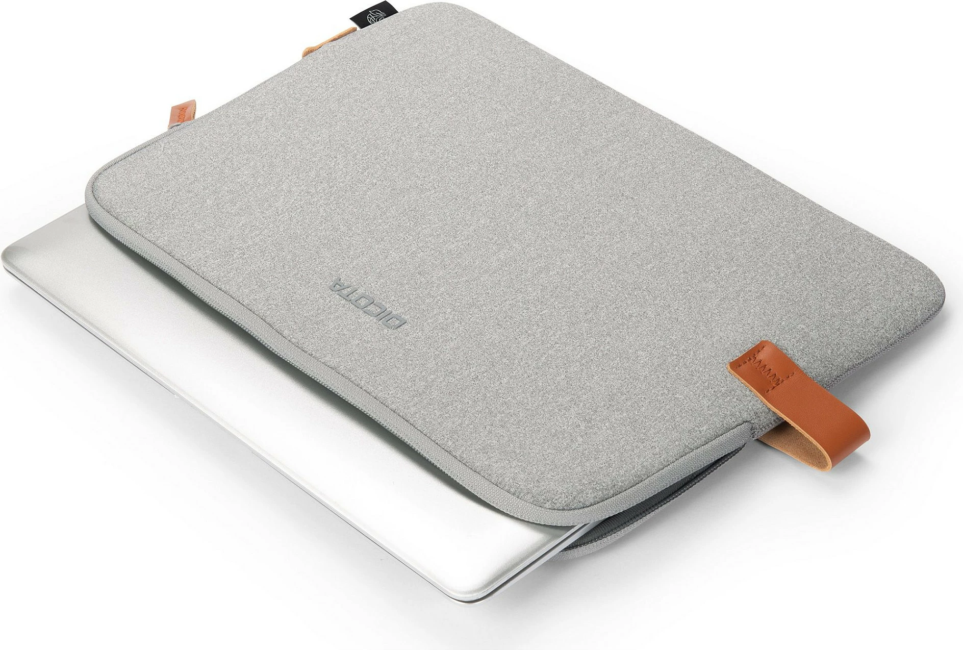 Mbështjellës DICOTA D32025-RPET për MacBook deri 15 inç, material i ricikluar, ngjyrë gri