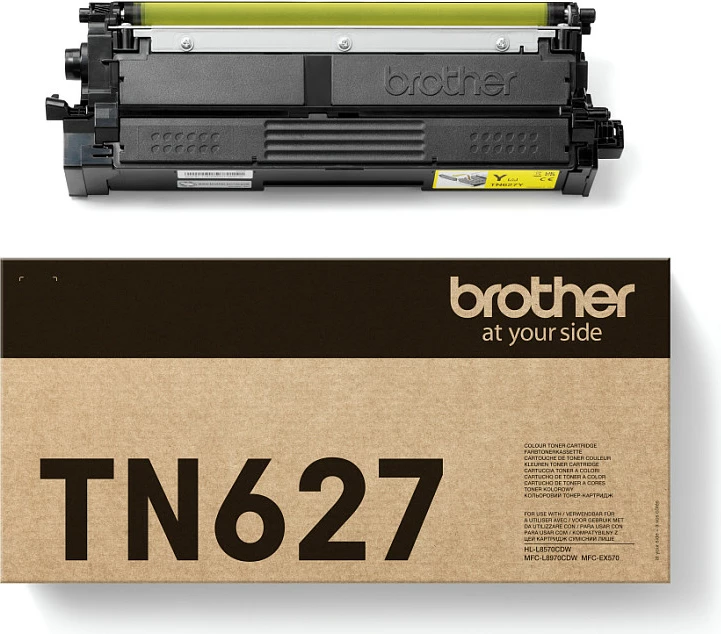 Toner Brother TN-627Y, 10000 faqe, i verdhë