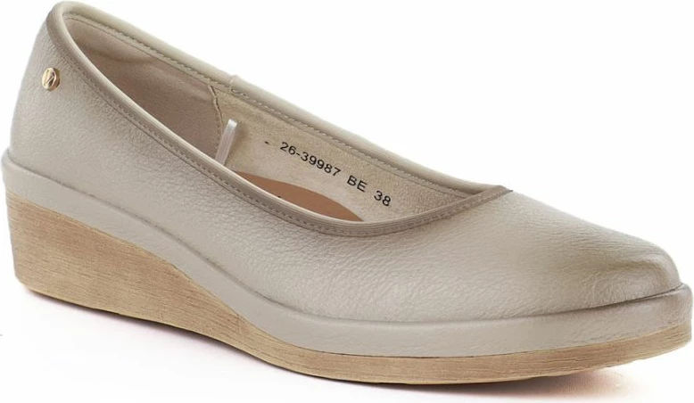 Këpucë me take platforme për femra Vinceza 39987, bezhë