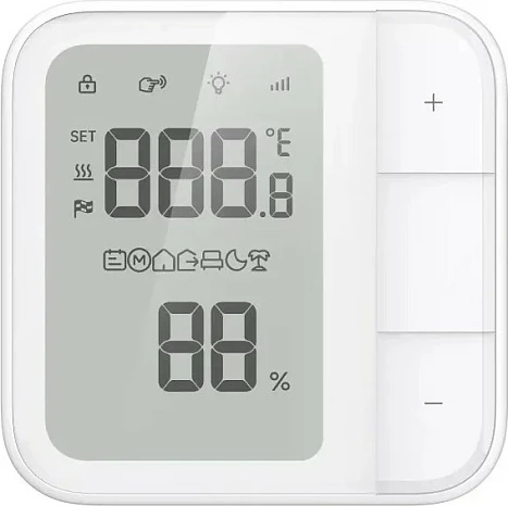 Termostat smart Aqara W500, digjital, Thread/Zigbee, për ngrohje dyshemeje, i bardhë