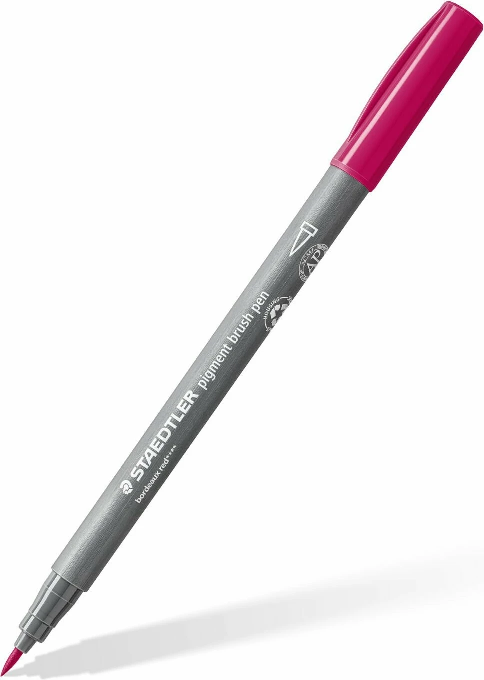 Brush pen STAEDTLER pigment 371, verdhë, 1 copë