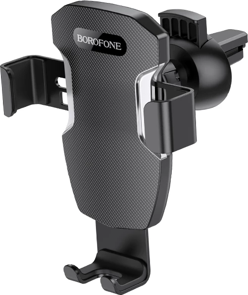 Mbajtës celulari për veturë BOROFONE BH55 Fenix, gravity, për ventilim, 4.5\"-6.7\", i zi