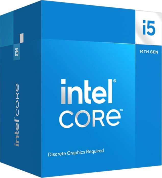 Procesor Intel Core i5-14400F, LGA1700, 10 bërthama/16 threada, deri 4.7GHz Turbo, BOX
