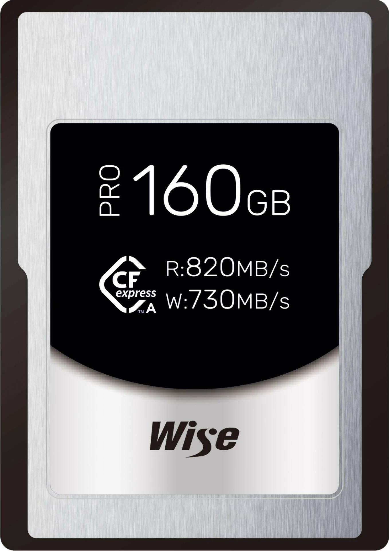 Kartë memorie Wise CFexpress Type A PRO 160GB, e zezë/e bardhë