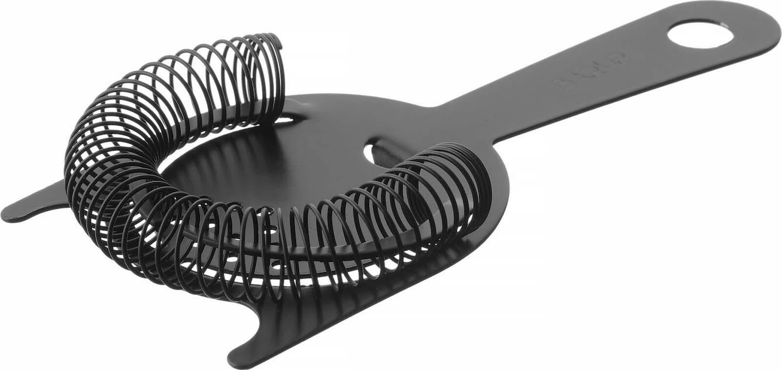 Kullues koktej Hawthorne, Bar Up, 160x75x15 mm, çelik inox, i veshur me pluhur, e zezë