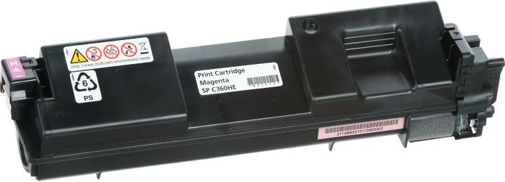 Toner Ricoh SP C360HE 5000 faqe, kod 408186, magenta