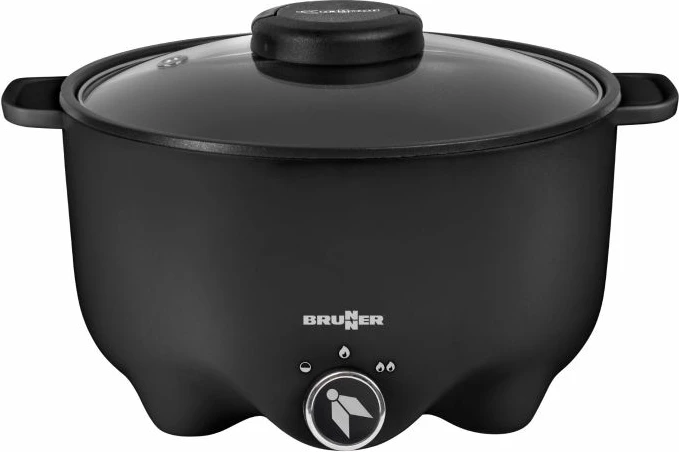 tenxhere elektrike multifunksionale BRUNNER MINUWATT DYOMO 2.5L 400/800/1000W, e zezë (MPN: 7202852N)