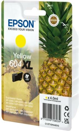 patron boje, Epson, 604 XL C13T10H44010, 4 ml, e verdhë