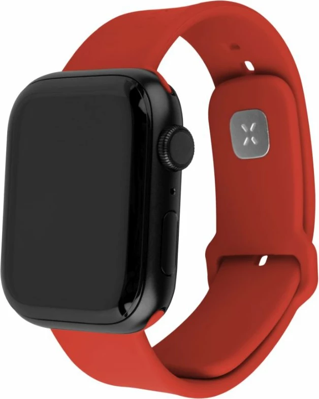 Rrip Smartwatch Fixed Sporty Strap Set për Apple Watch 38/40/41 mm, 160-225 mm, silikon, kuqe, set