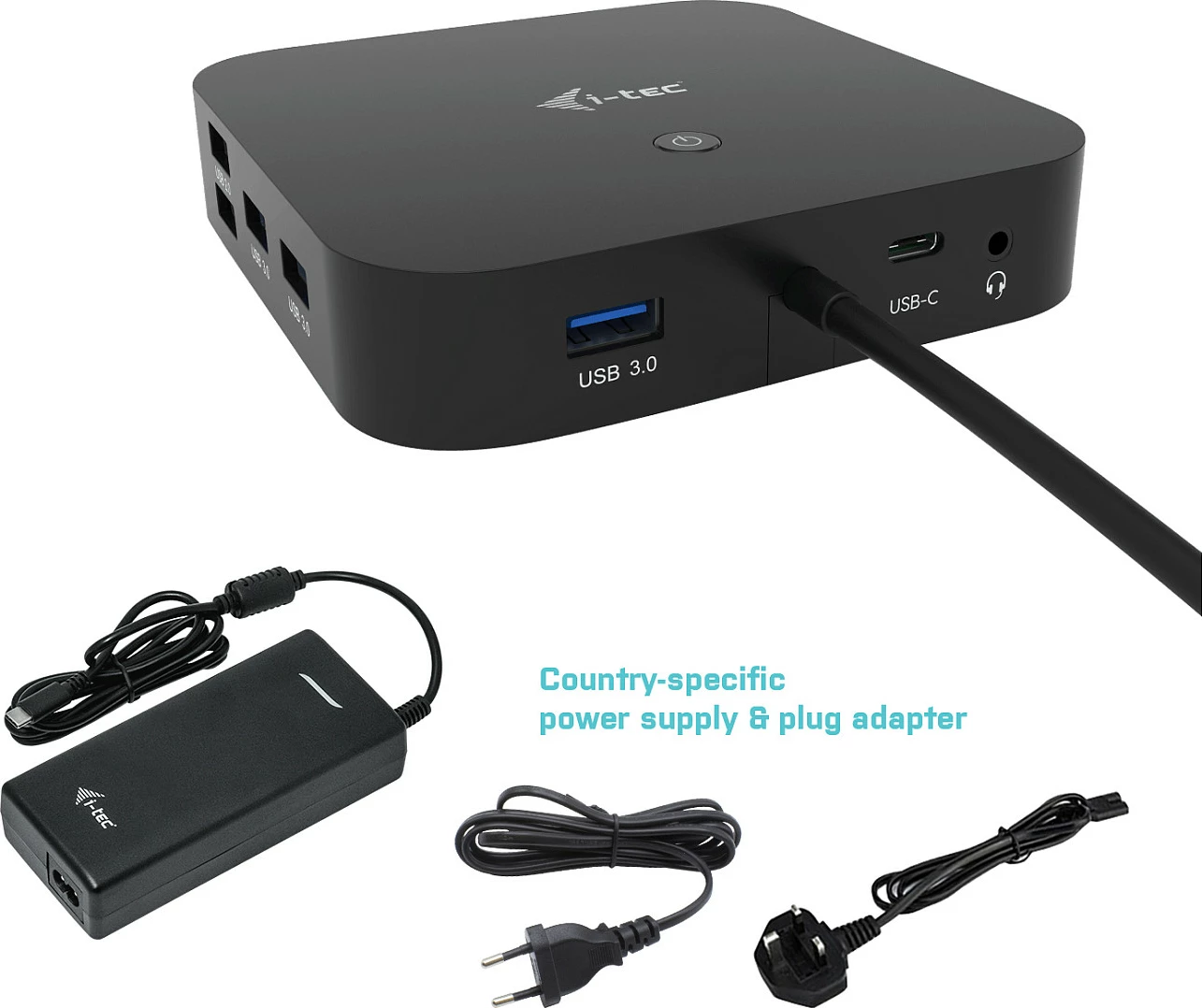 Dok stacion I-Tec USB-C HDMI DP, 100W, 2x 4K, 6x USB, Ethernet, i zi
