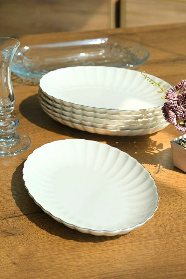 Pjatë servirëse porcelani, shumëngjyrëshe, Hermia Concept, BNLZF28KY220
