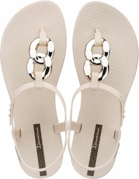 Sandale flip-flop për femra Ipanema, bezhë