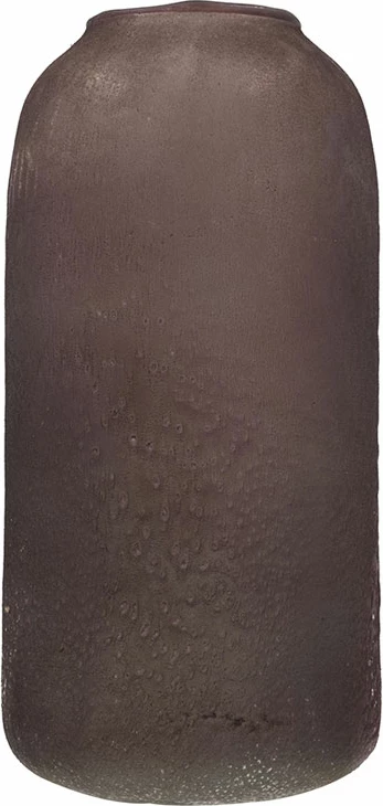 Vazo qelqi, ngjyrë e kuqe, 12x12x25cm