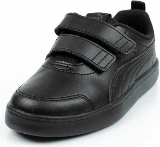 Atlete për fëmijë Puma Courtflex, me taka të zi [Madhësia: 20]