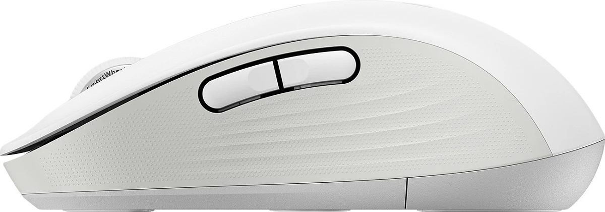 Maus Logitech Signature M650 L Wireless, Djathtas, Optik, RF Wireless + Bluetooth, 4000 DPI, Bardhë