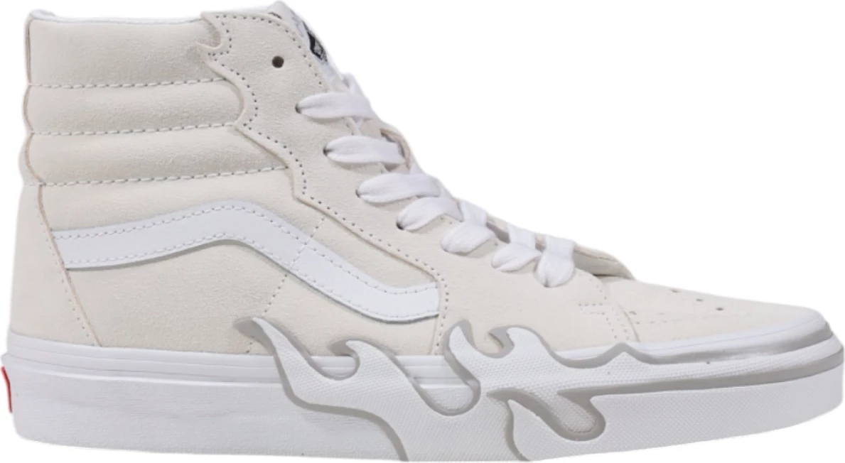 Atlete për femra Vans UA SK8-Hi Flame, të bardha