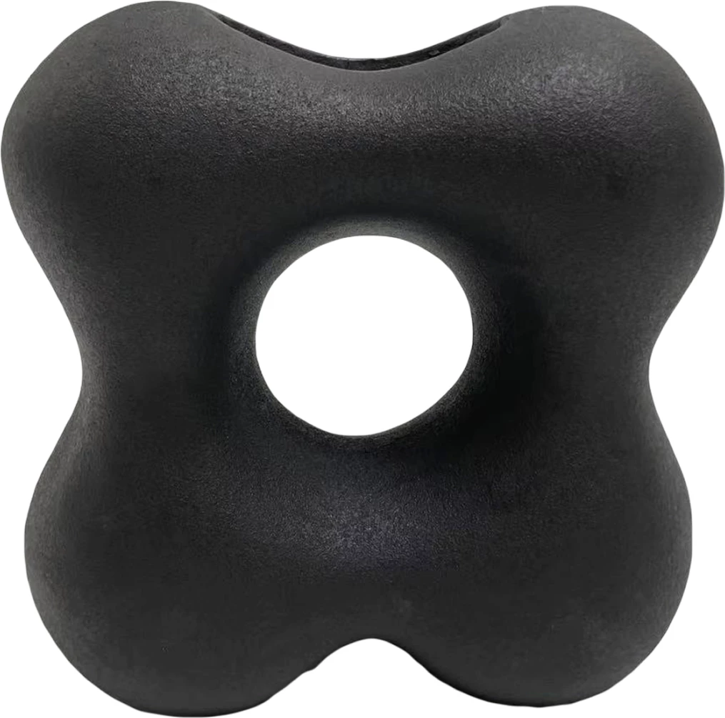 Dekor tavoline prej qeramike, SEBOR FH4594.02, ngjyrë e zezë mat, 18.5x9x18Hcm