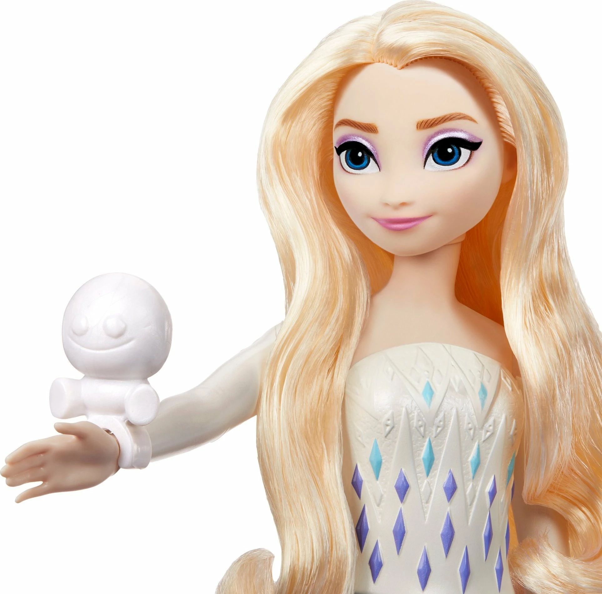 Kukull Disney Frozen Spin & Reveal Elsa HTG25, set interaktiv me surpriza e aksesorë, shumëngjyrëshe