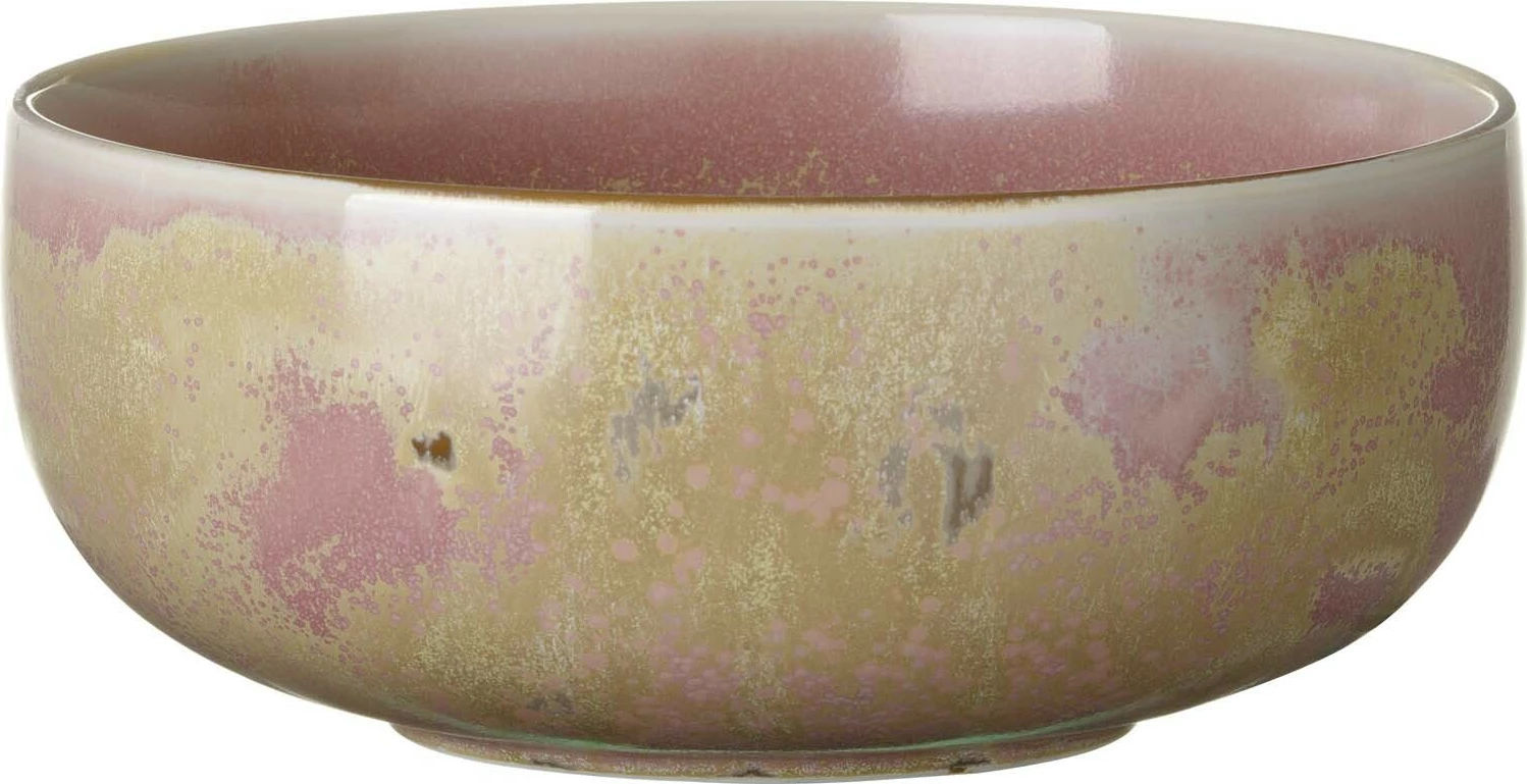 Tas porcelani Fine Dine Rosa Ø180mm, rozë, set 3 copë