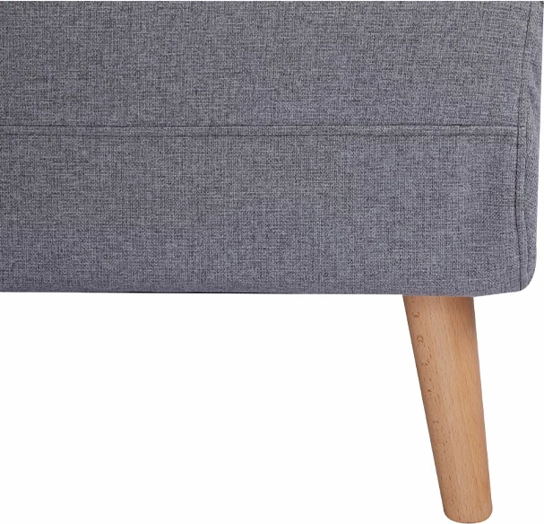 Karrige e palosshme Aperto, ngjyrë gri e çelët, 100x75x78