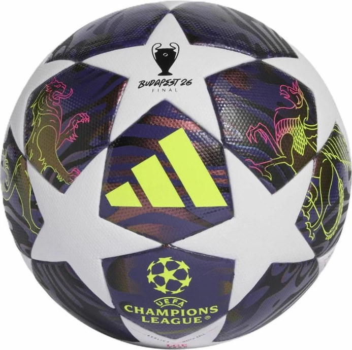 Top futbolli adidas UCL 25/26 Final League J350, i bardhë/vjollcë