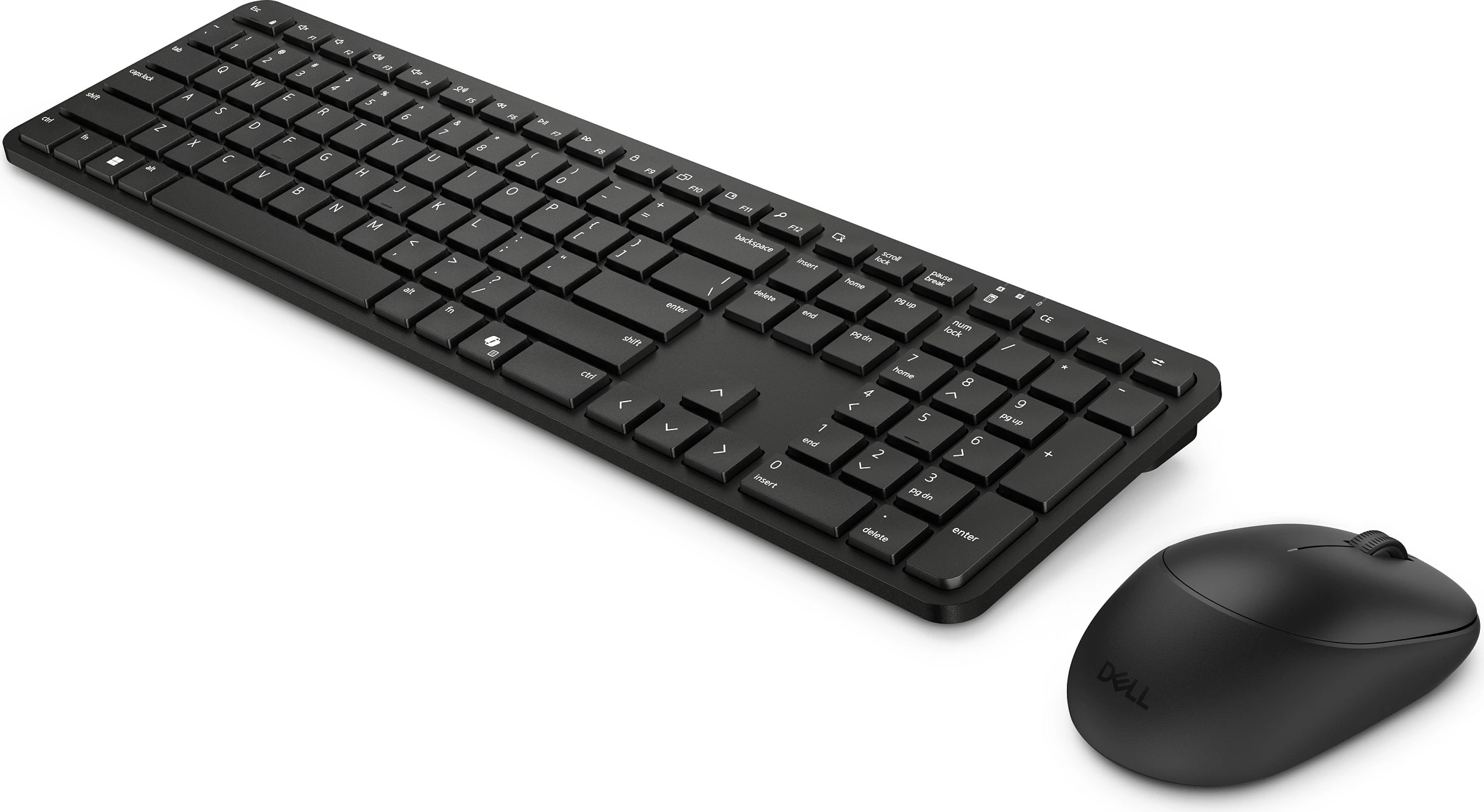 Set tastierë dhe maus Dell Pro 5 KM526, Wireless 2.4GHz, QWERTZ gjerman, Full-size, 6000 DPI, i zi