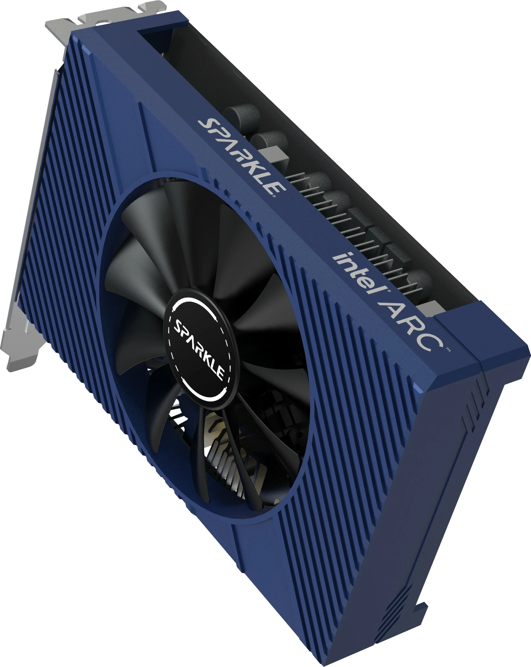 Kartelë grafike Sparkle Intel Arc A380 ELF, 6 GB, GDDR6, PCI Express x8 4.0, Ngjyrë blu