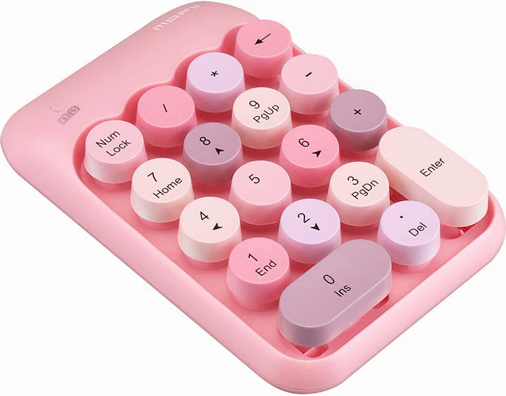Tastierë numerike wireless MOFII X910, Rozë