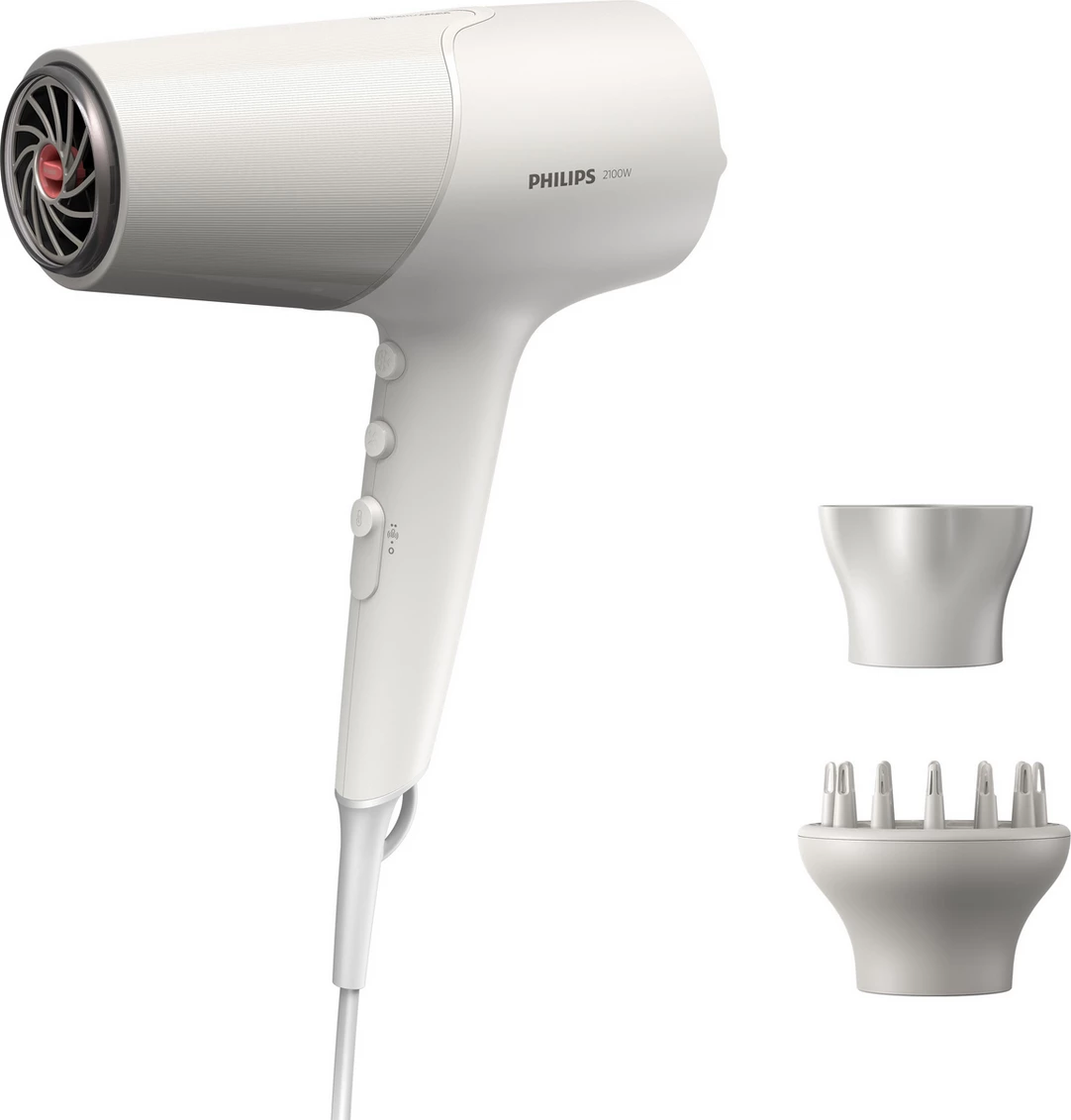 Tharëse flokësh, Philips, 5000 Series BHD501/20, madhësi standarde, e bardhë