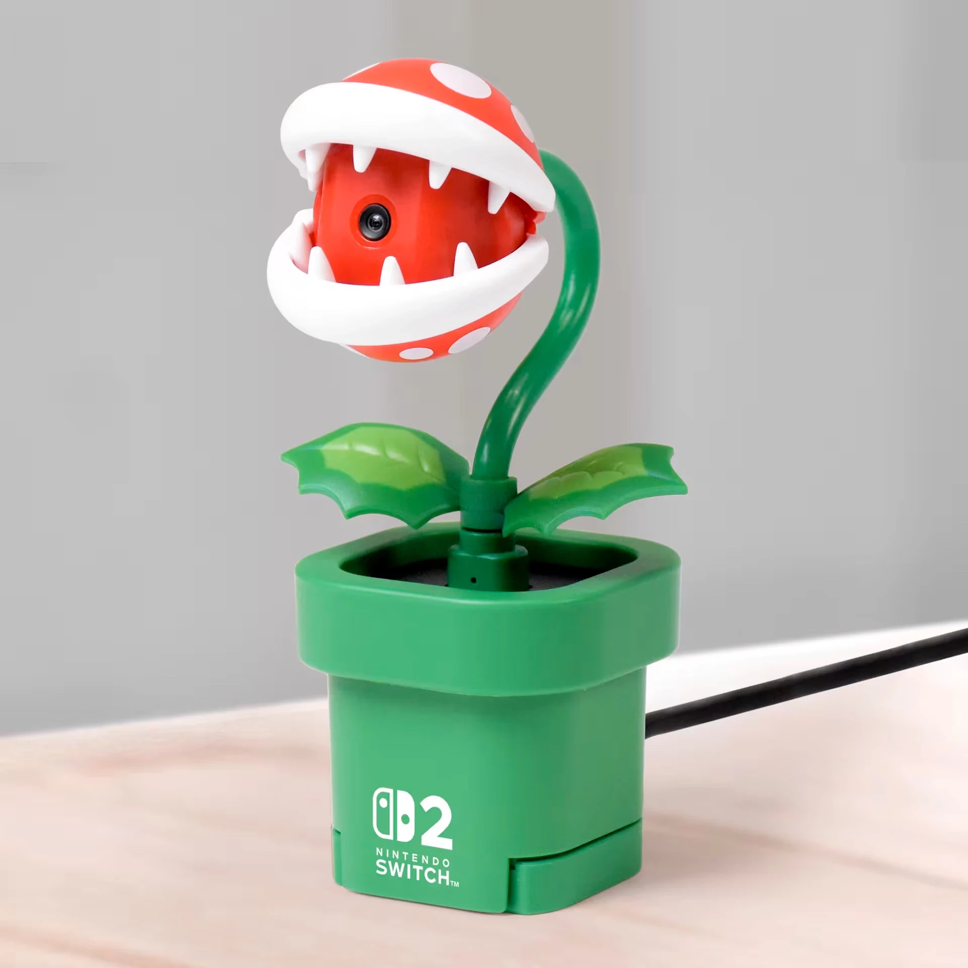 Kamerë gaming Nintendo Switch 2 HORI Piranha Plant, USB-C, Super Mario