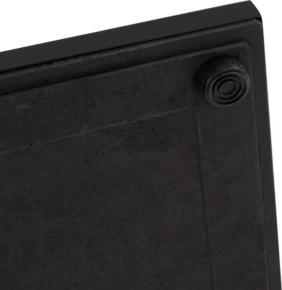 Bazë metalike ngjyrë e zezë mat 45x45x72 me rregullues FH438