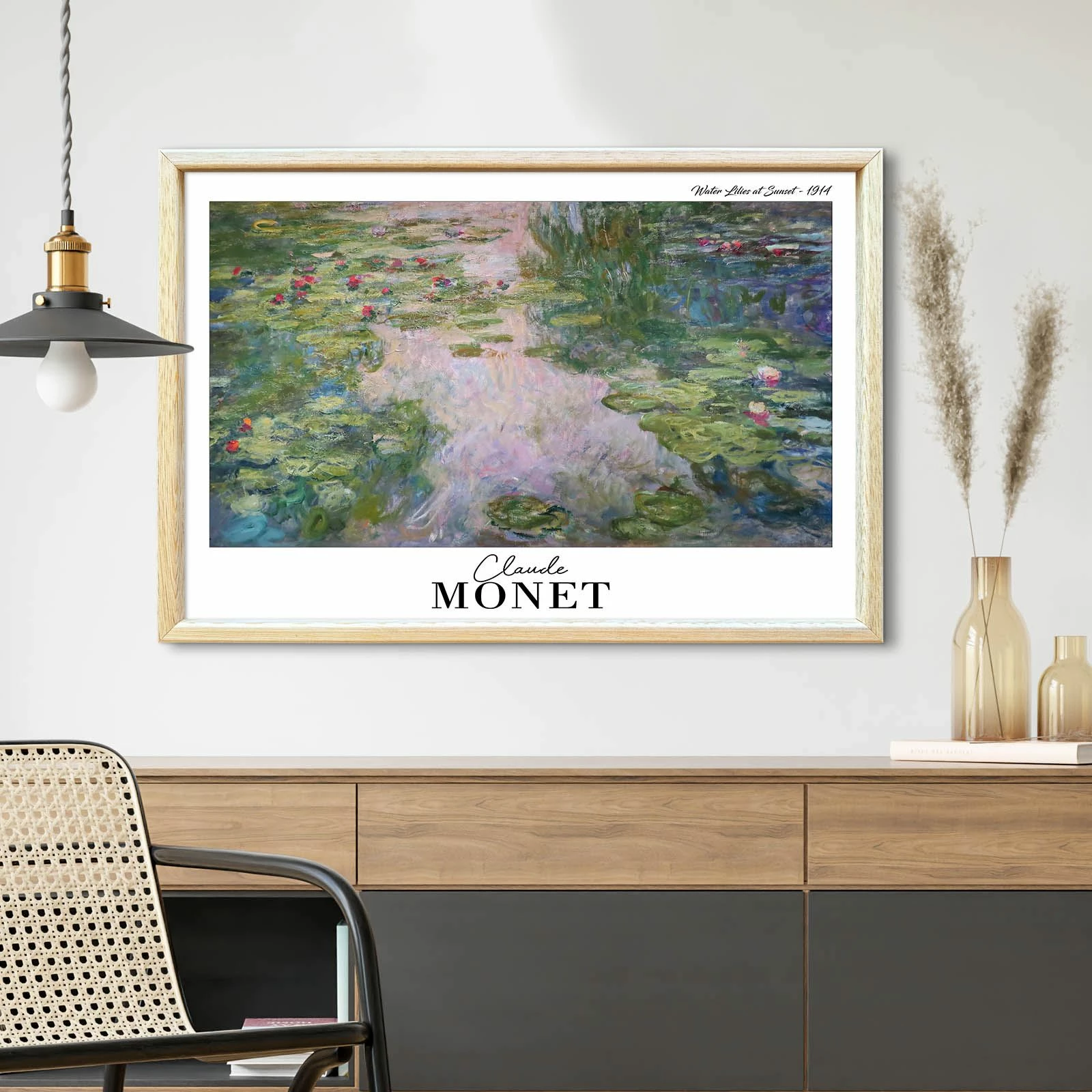 Pikturë dekorative me kornizë, Wallity, 4262AHSMONET-011