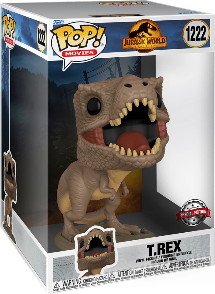 Figurinë vinili Funko Pop! Movies Jurassic World 3 T.Rex #1222 (Special Edition)