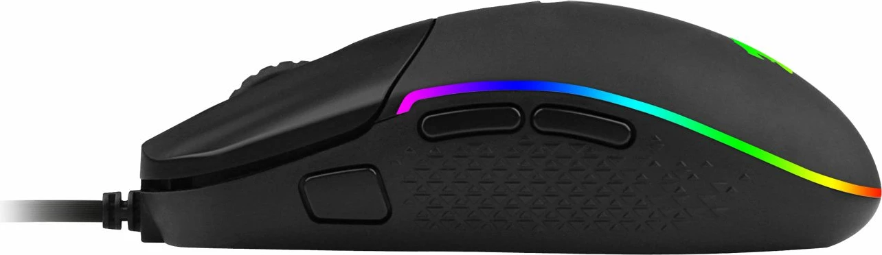 Maus Redragon Invader M719 RGB, 10000 DPI, me kabllo, 7 butona, i zi