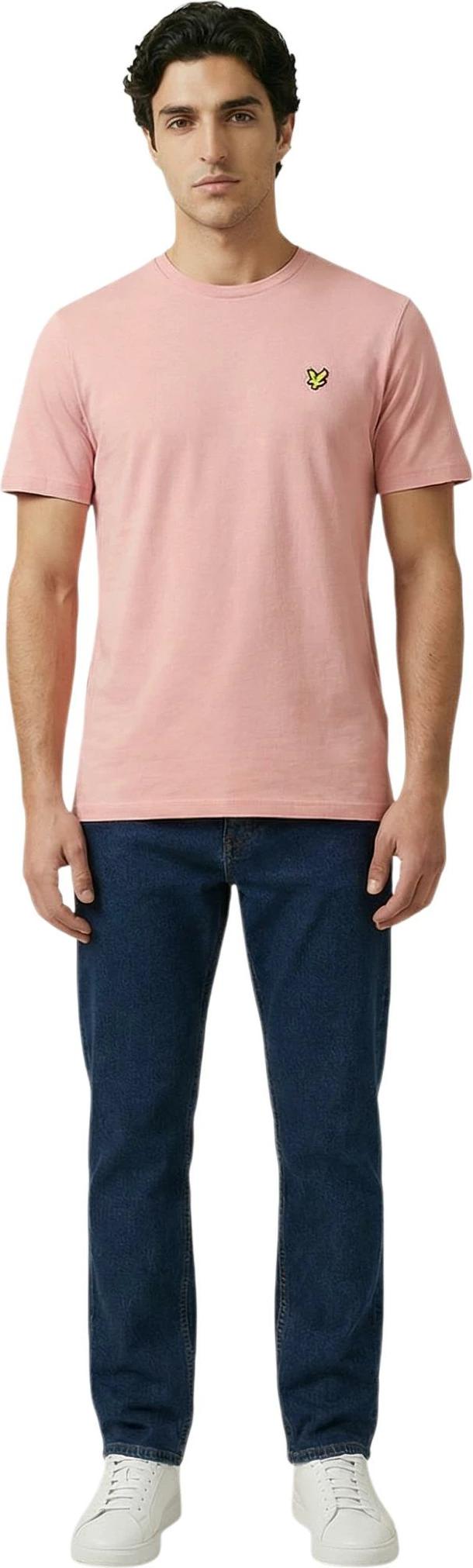 Maicë për meshkuj Lyle & Scott TS400VOGT, rozë [Madhësia: S]
