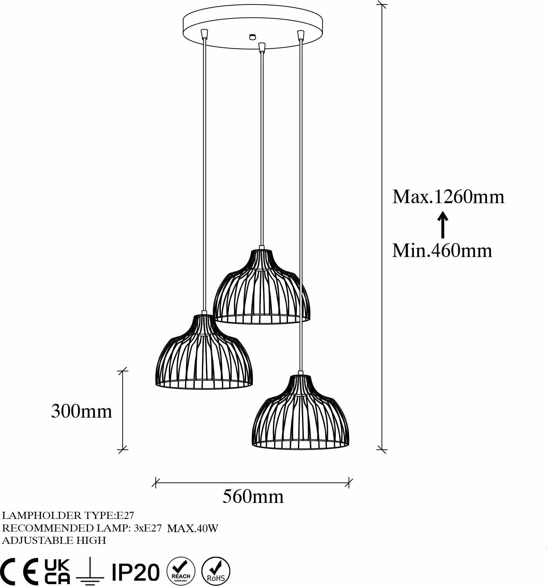 Llambë tavani Opviq, Kozan - 11341, ngjyrë ari me shkëlqim