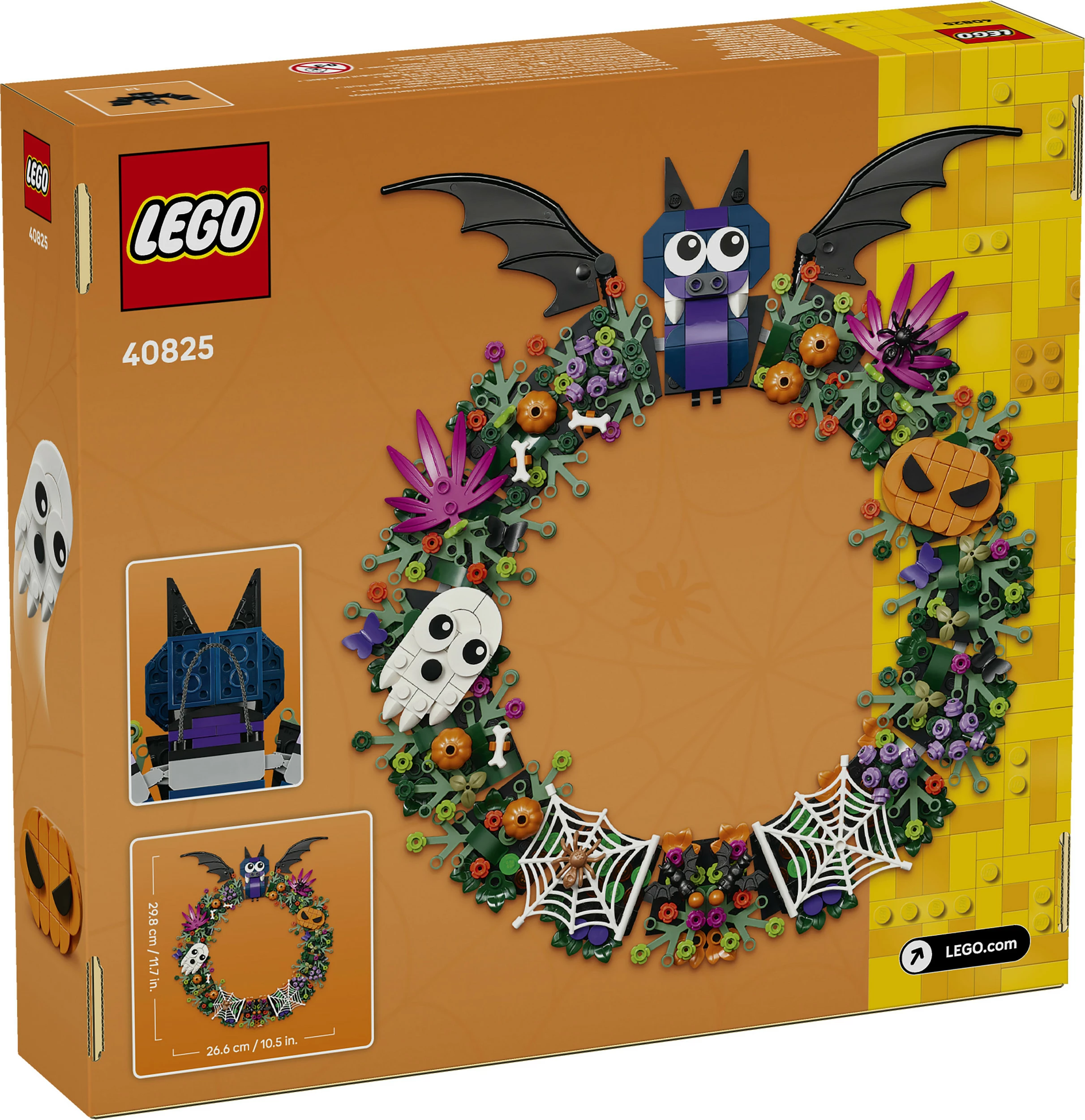 Set LEGO Halloween Wreath 40825, 617 copë, 12+, shumëngjyrësh