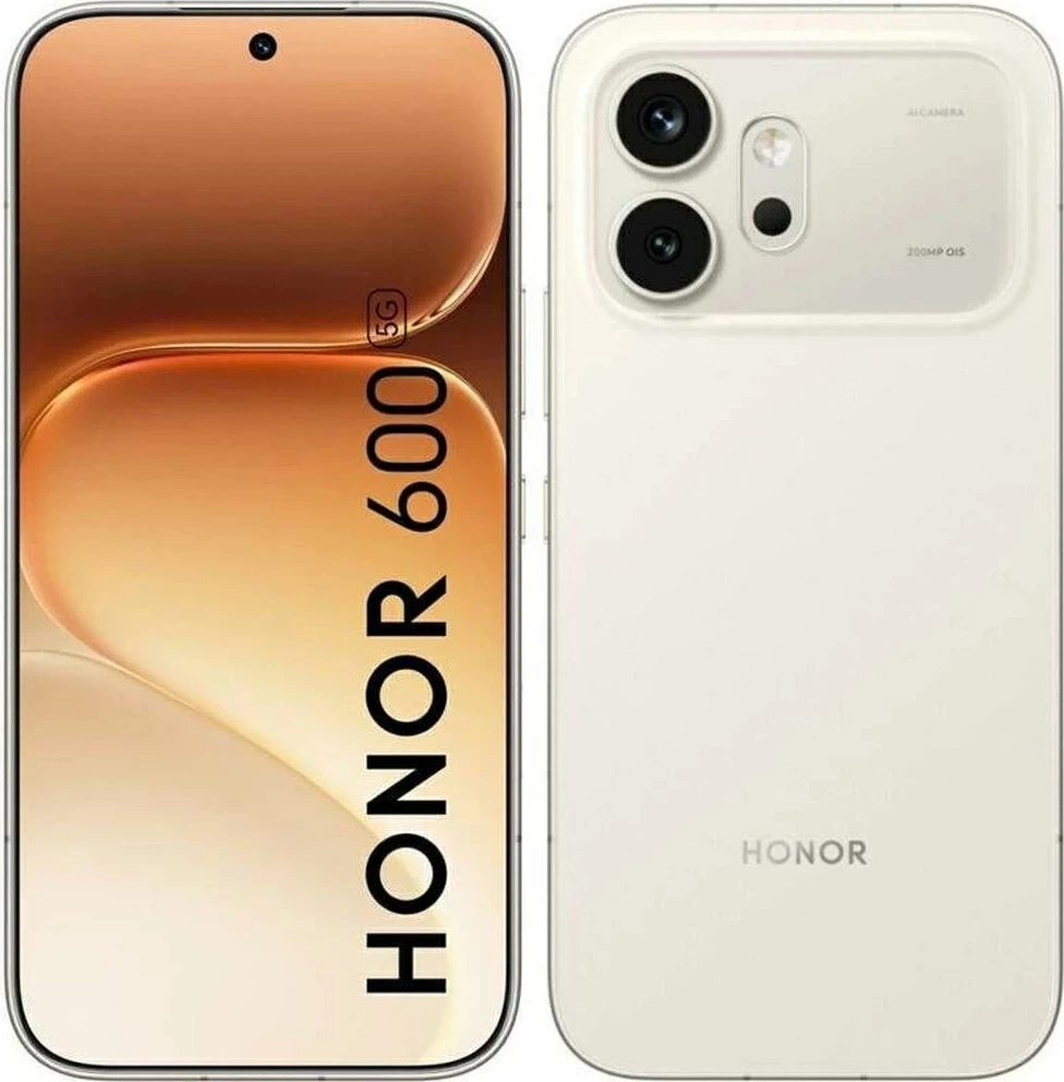 Celular Honor 600 8+256GB 5G Desert Gold + Smartwatch Watch 2i