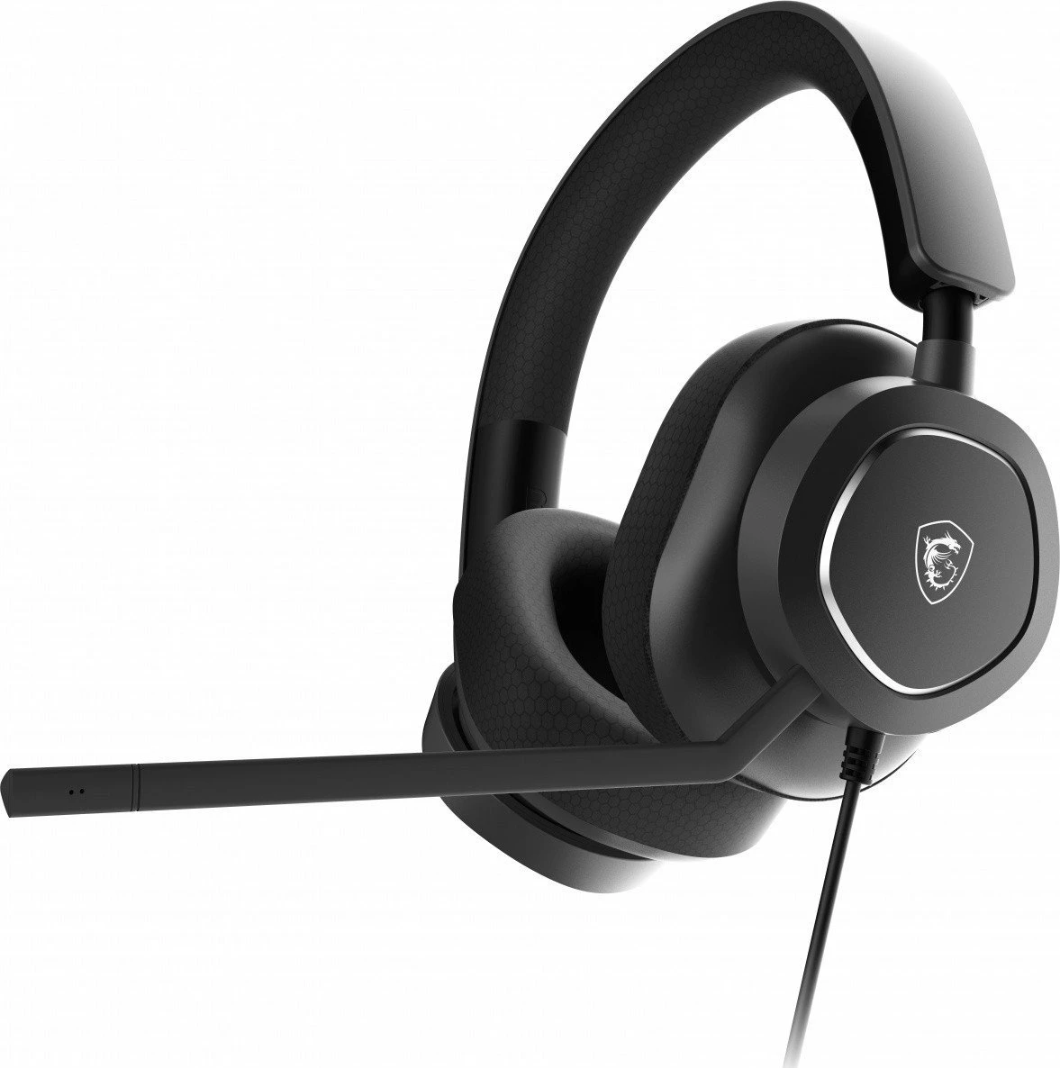 Kufje MSI Maestro 300 (OS3-8ZC8001-000), USB-C, me mikrofon të shkëputshëm, 40 mm, 20–40000 Hz, 1.5 m, të zeza